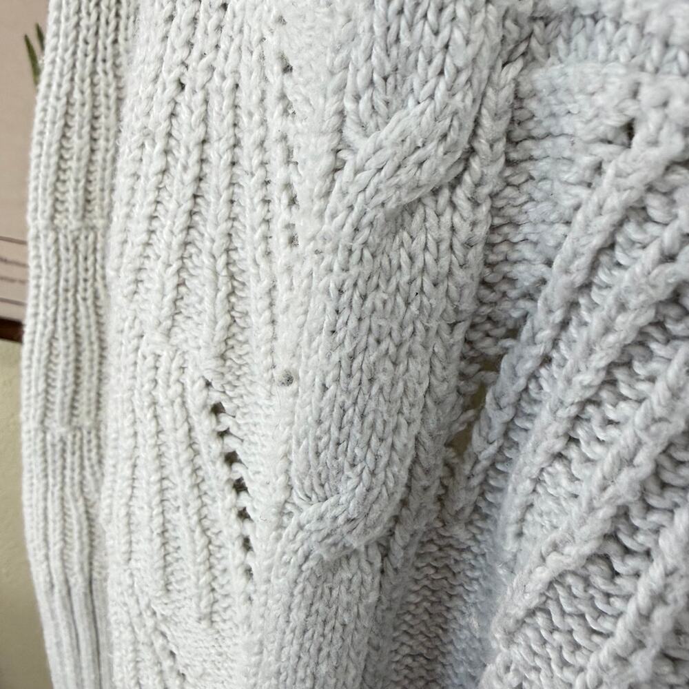 Gray Oversized Sweater Poncho Gloomy Coquette Dolly Kei Shoujo Girl Morute XS S - Picture 9 of 9